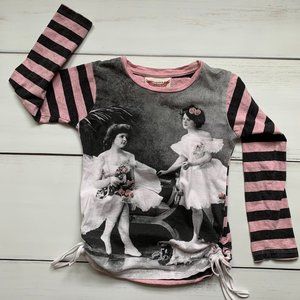 Romantic Victorian Girls top sz 8 EUC